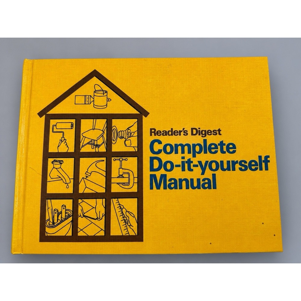Readers Digest Complete Do-It-Yourself Manual 1973 Vintage Hardcover DIY